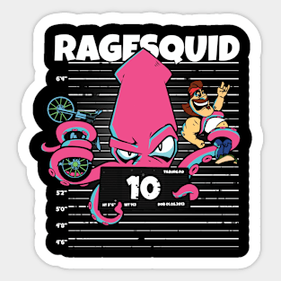 RageSquid Mugshot Sticker